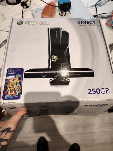 Console xbox 360 250gb kinect - console,